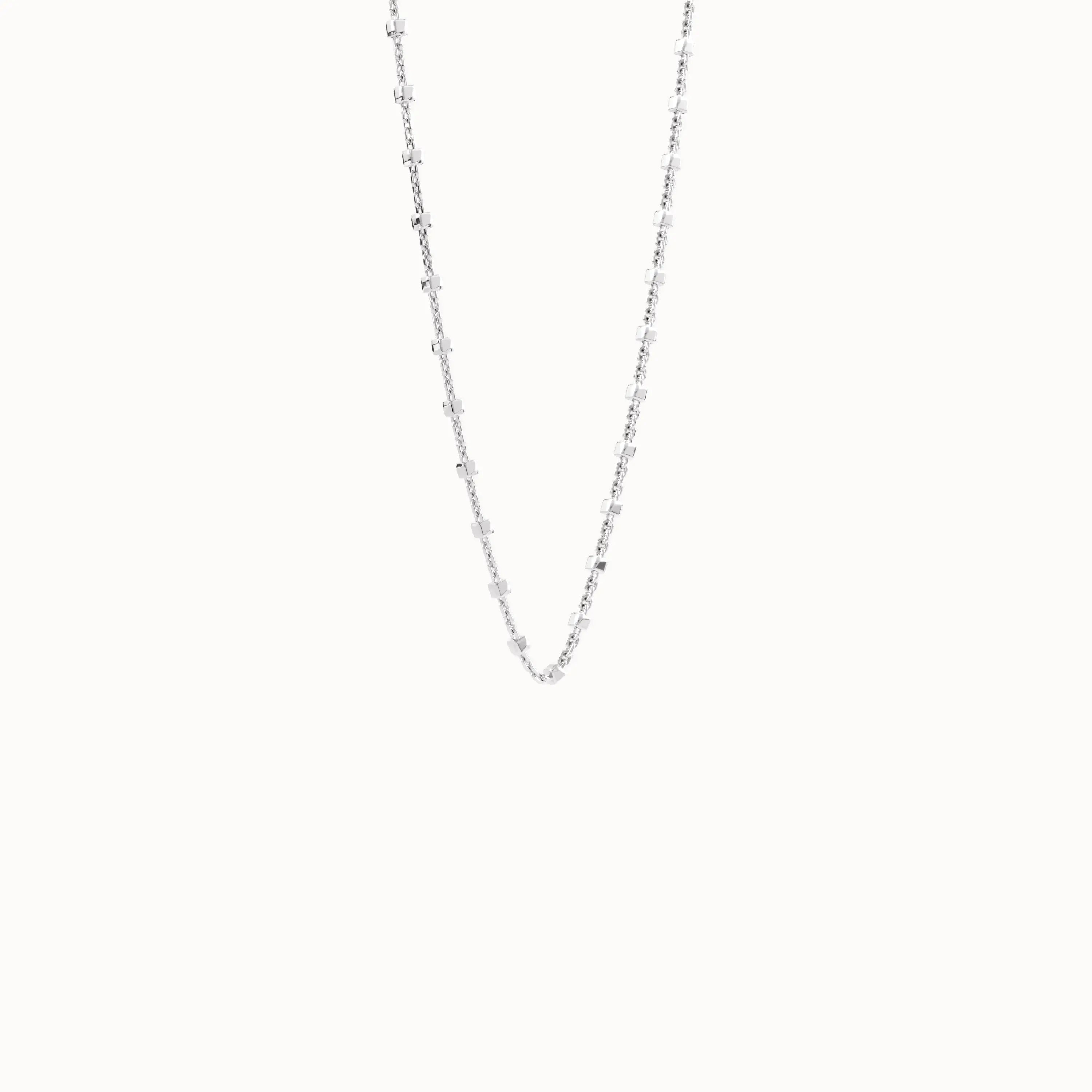 14k Solid Gold Dot Chain Necklace - BRENNMORE 