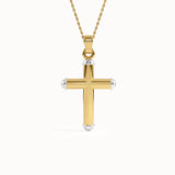 Chunky Cross Pendant Necklace
