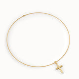 Chunky Cross Pendant Necklace