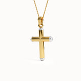 Chunky Cross Pendant Necklace