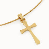 Slim Cross Pendant Necklace