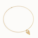 Textured Heart Necklace