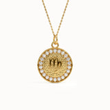 Virgo Sign Pendant Necklace