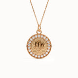 Virgo Sign Pendant Necklace