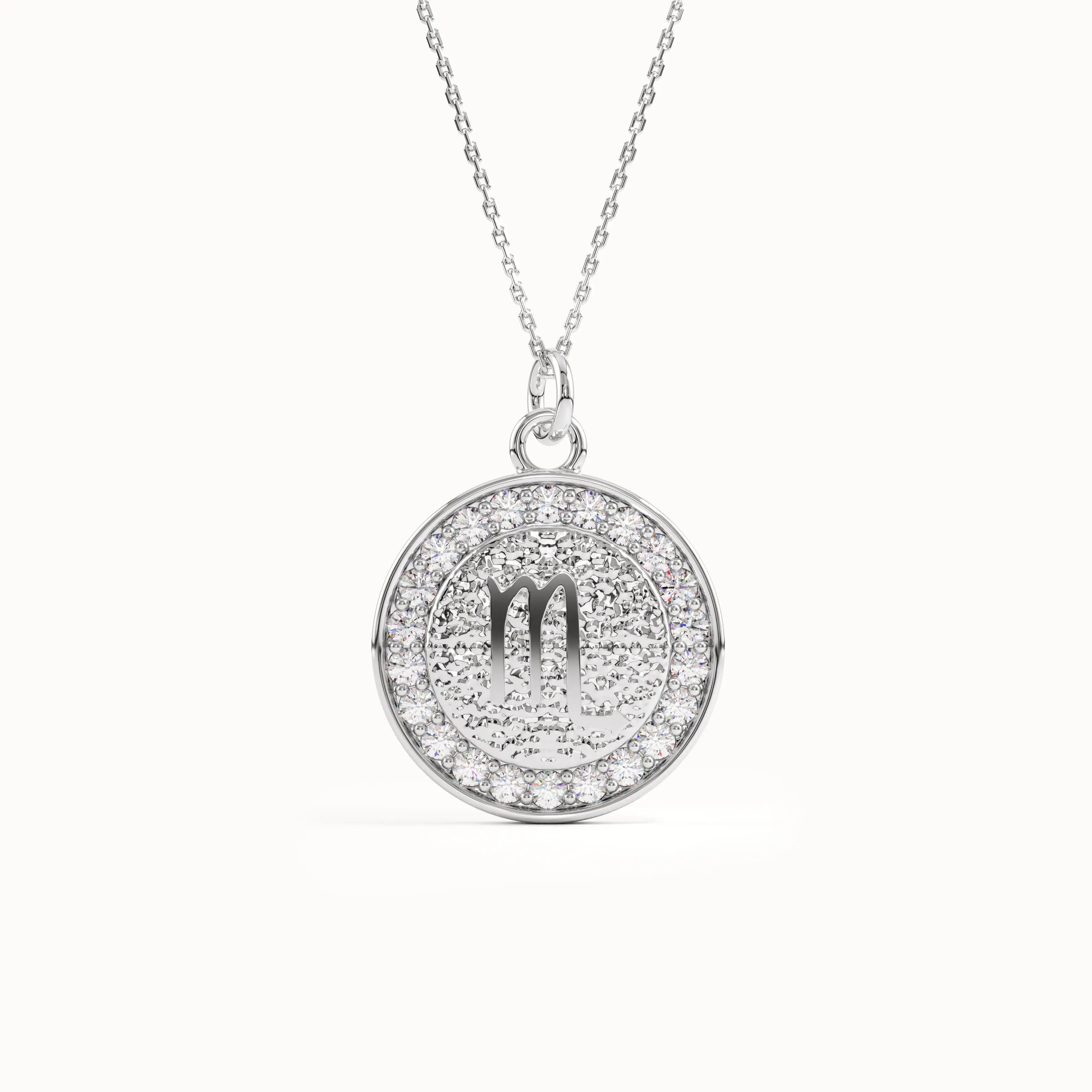 Scorpio Sign Pendant Necklace