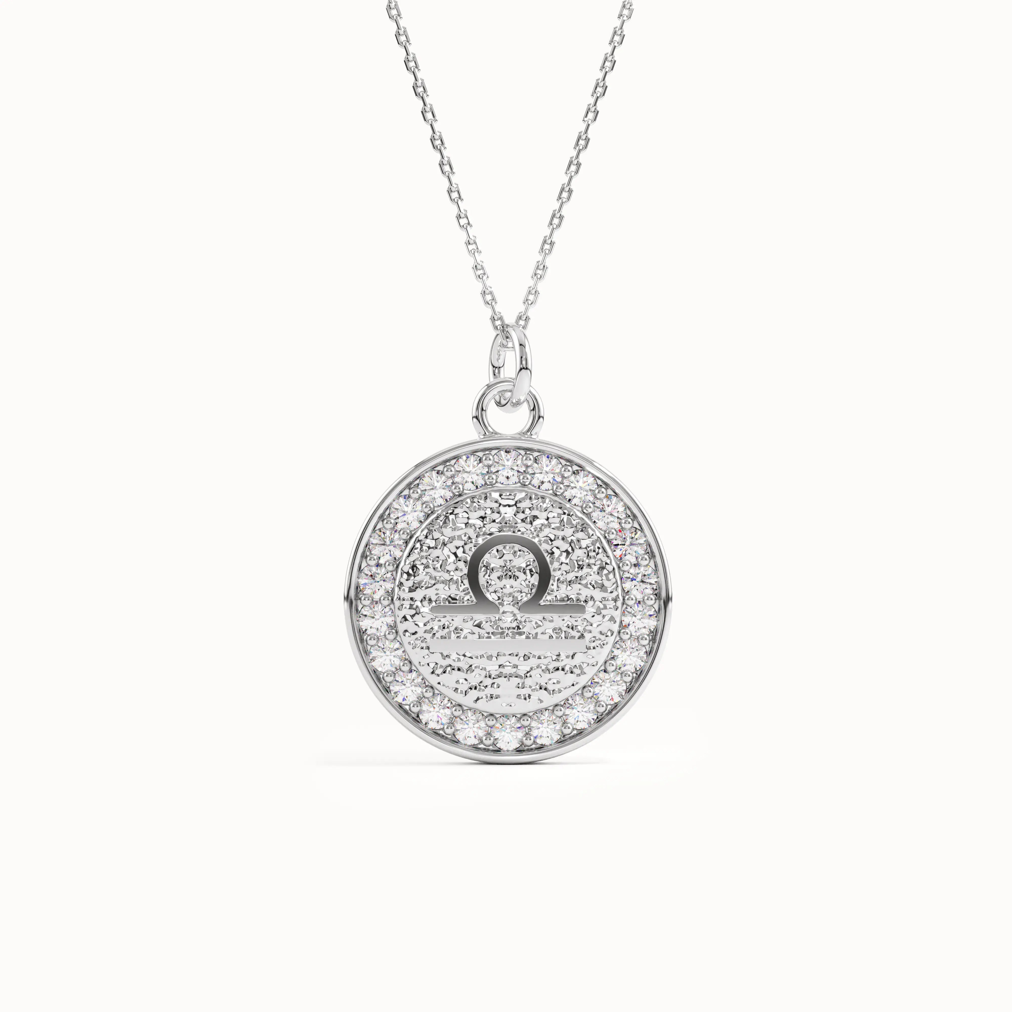Libra Sign Pendant Necklace