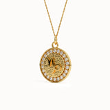 Capricorn Sign Pendant Necklace