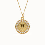 Gemini Sign Pendant Necklace