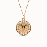 Gemini Sign Pendant Necklace