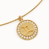 Gemini Sign Pendant Necklace