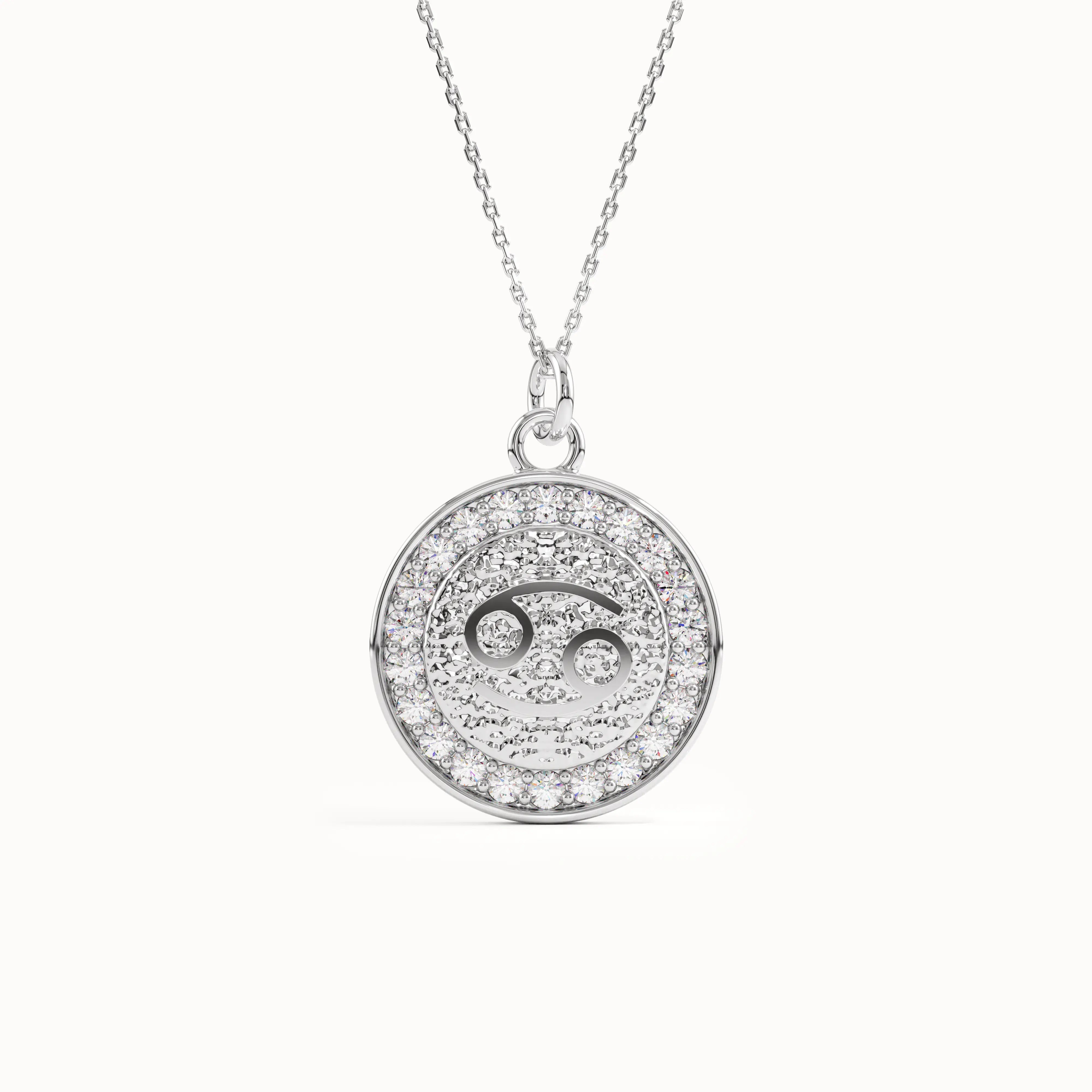 Cancer Sign Pendant Necklace