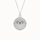 Aries Sign Pendant Necklace