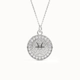 Pisces Sign Pendant Necklace
