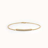 Pave Lab Diamond Bar Bracelet - BRENNMORE