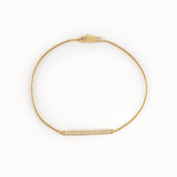 Pave Lab Diamond Bar Bracelet - BRENNMORE