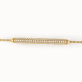 Pave Lab Diamond Bar Bracelet - BRENNMORE