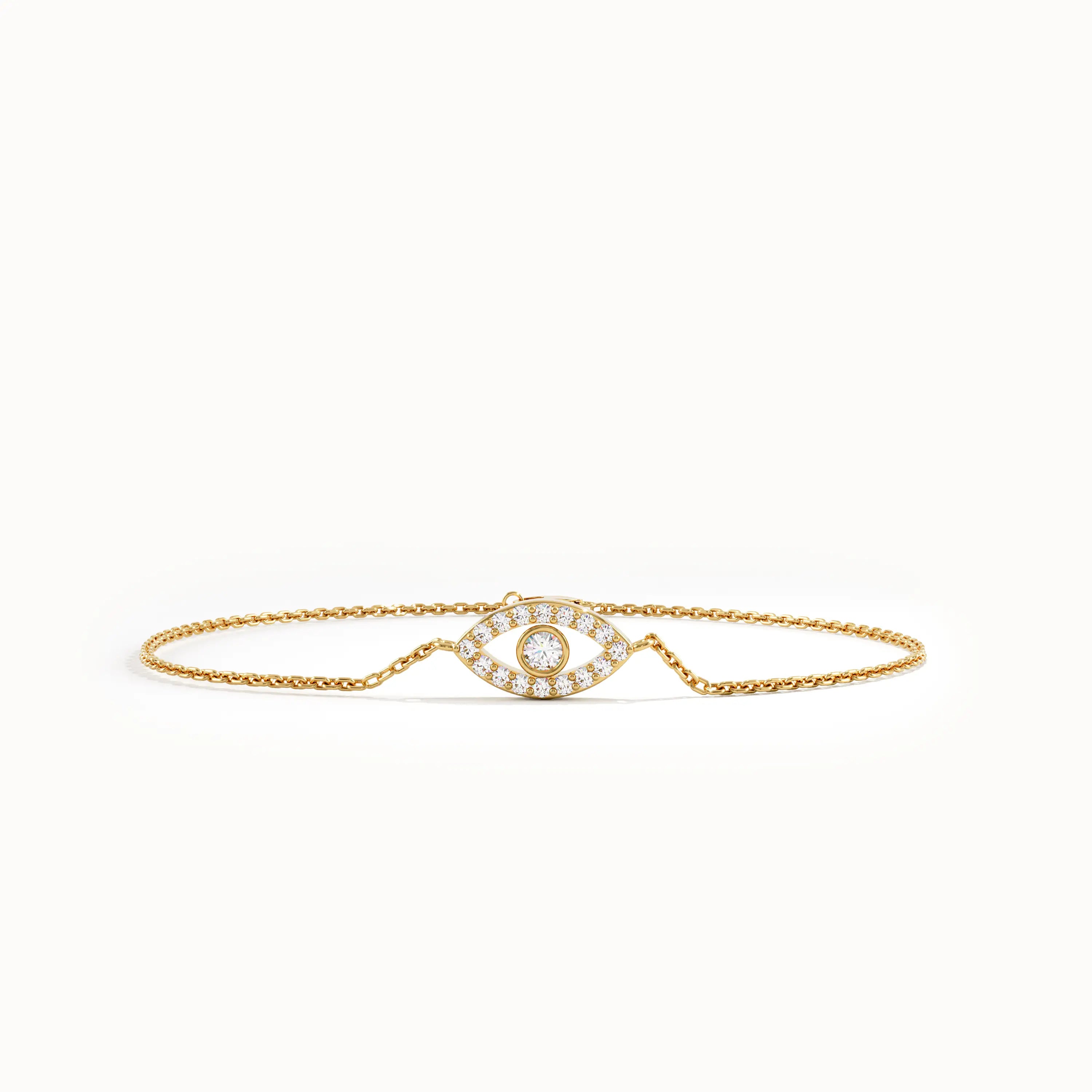 Evil Eye Charm Bracelet for Women - BRENNMORE 