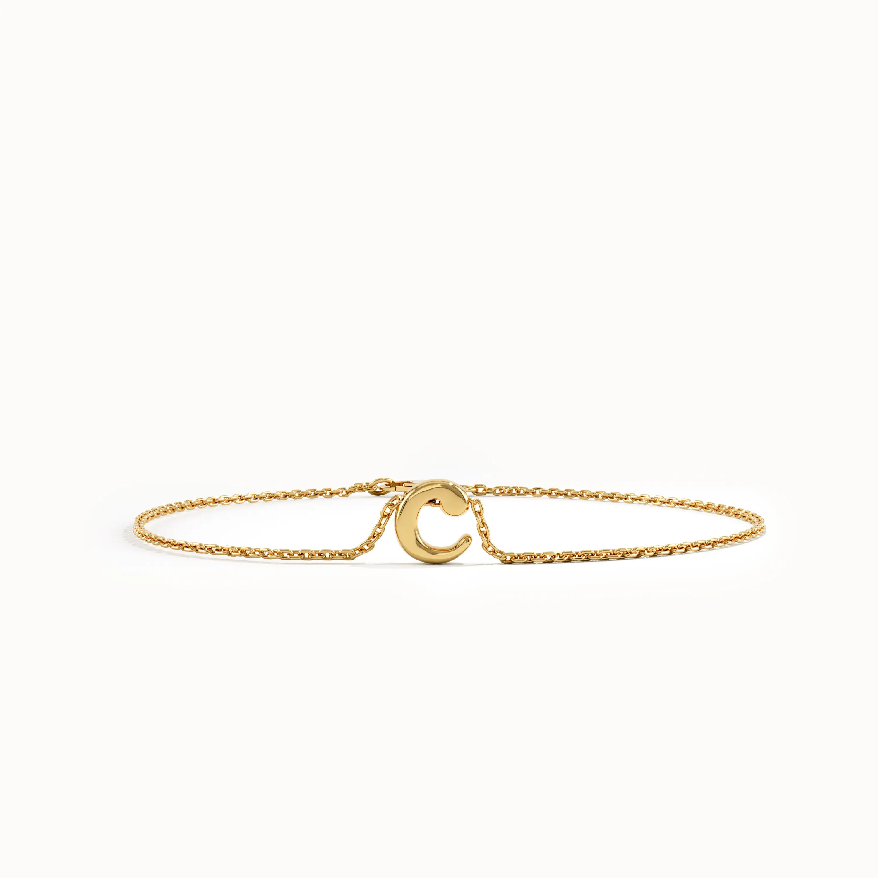 Personalized Initial Bracelet for Women - BRENNMORE 