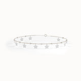 14k Gold Dangling Star Bracelet - BRENNMORE