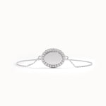 Pave Lab Diamond Oval Gold Bracelet - BRENNMORE 