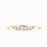Baguette Bar Bracelet in 14K Gold