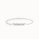 Baguette Bar Bracelet in 14K Gold - BRENNMORE