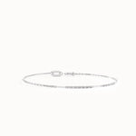 Simple Flat Bar Bracelet in Gold - BRENNMORE 