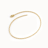 Gold Rolo Chain Bracelet - view 4
