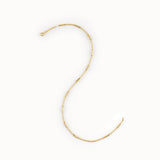 14K Gold Bar Chain Bracelet