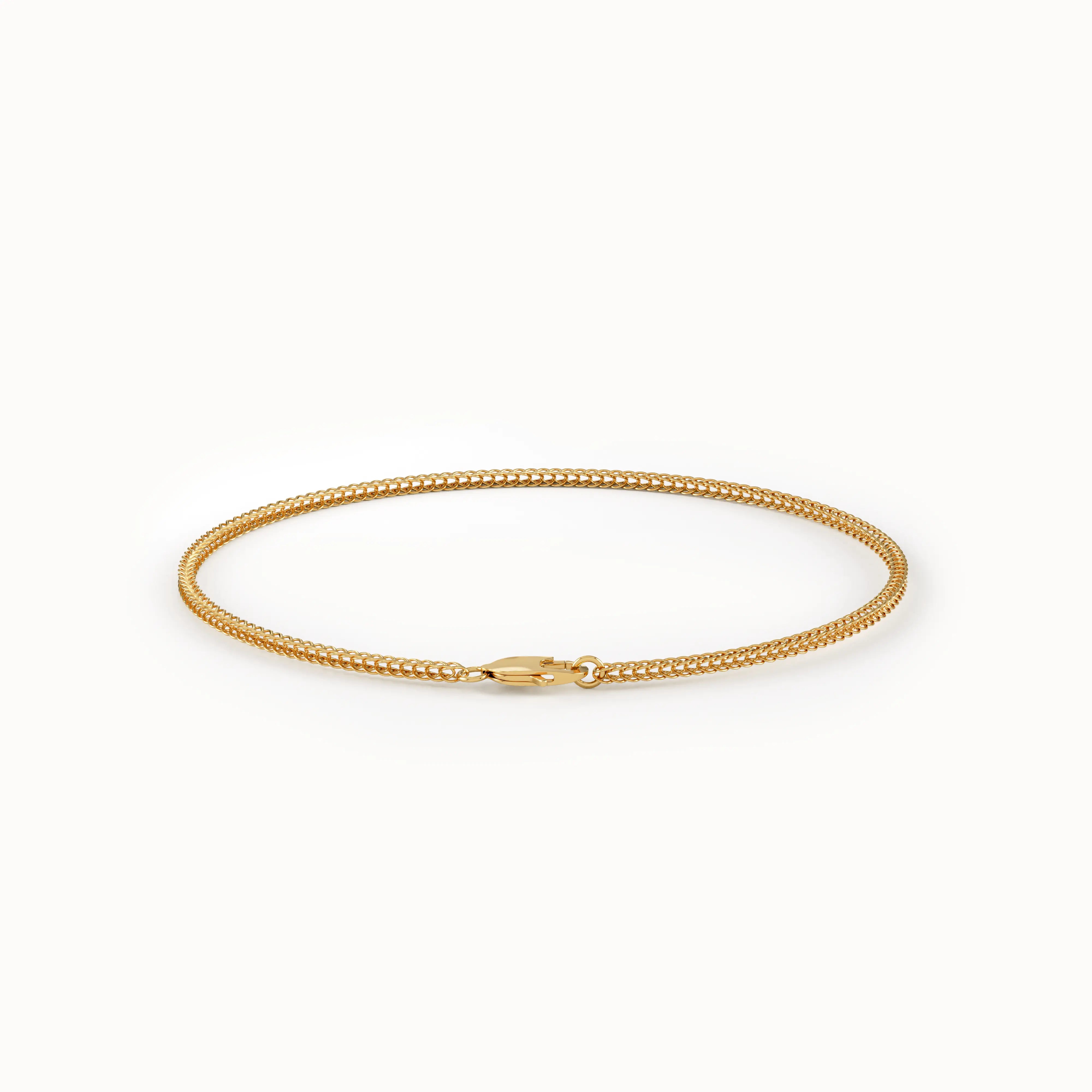 Gold Wheat Chain Bracelet My Store