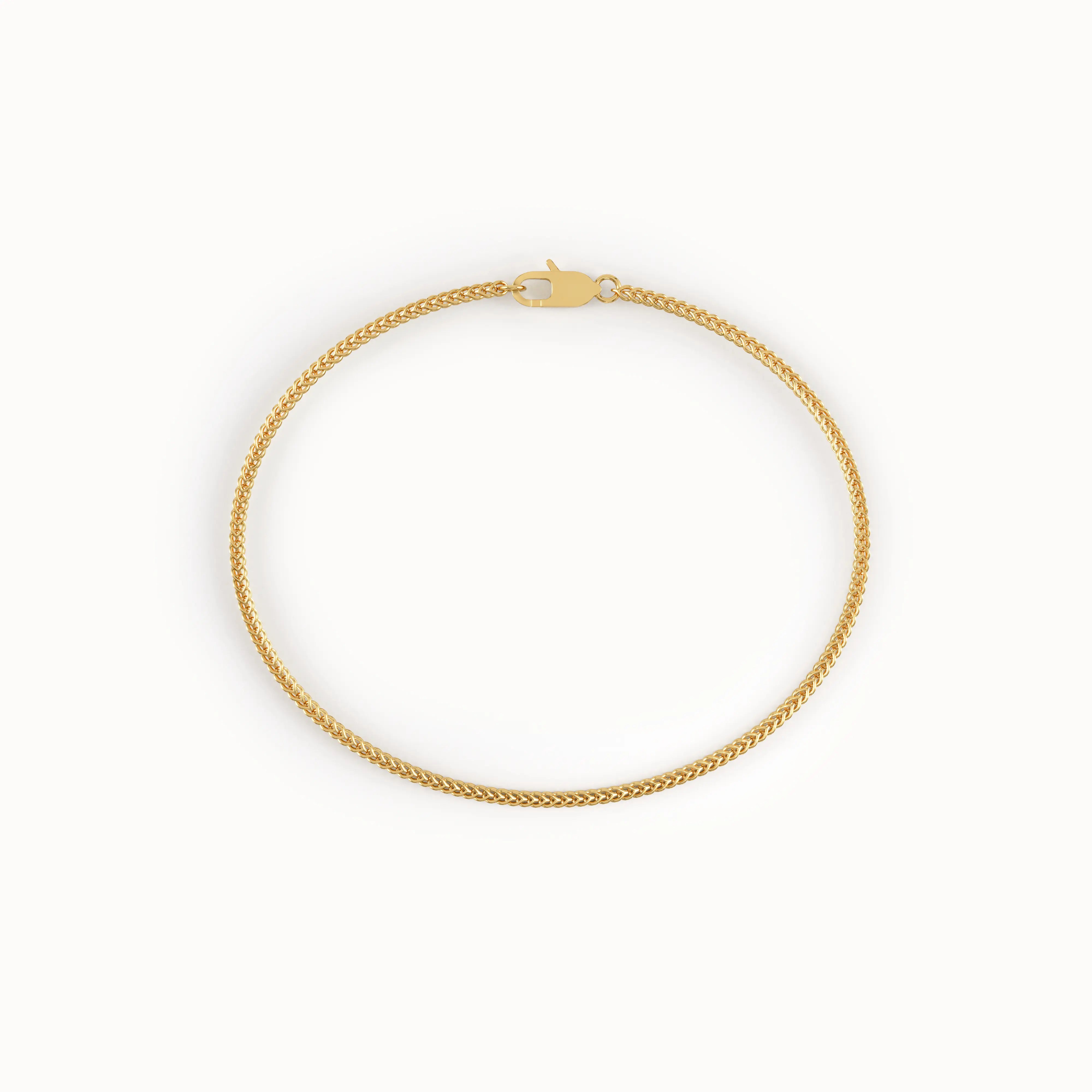 Gold Wheat Chain Bracelet My Store