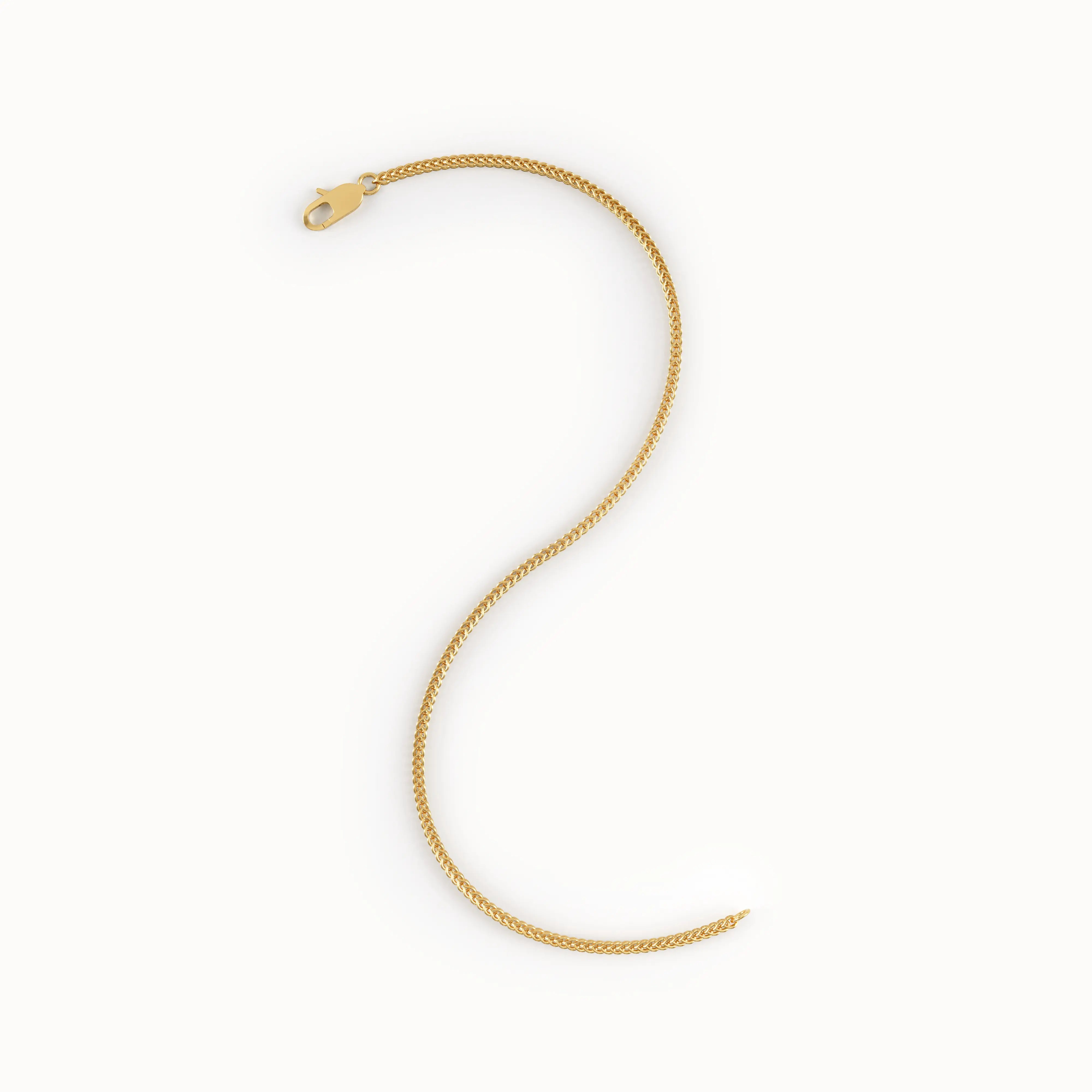 Gold Wheat Chain Bracelet My Store