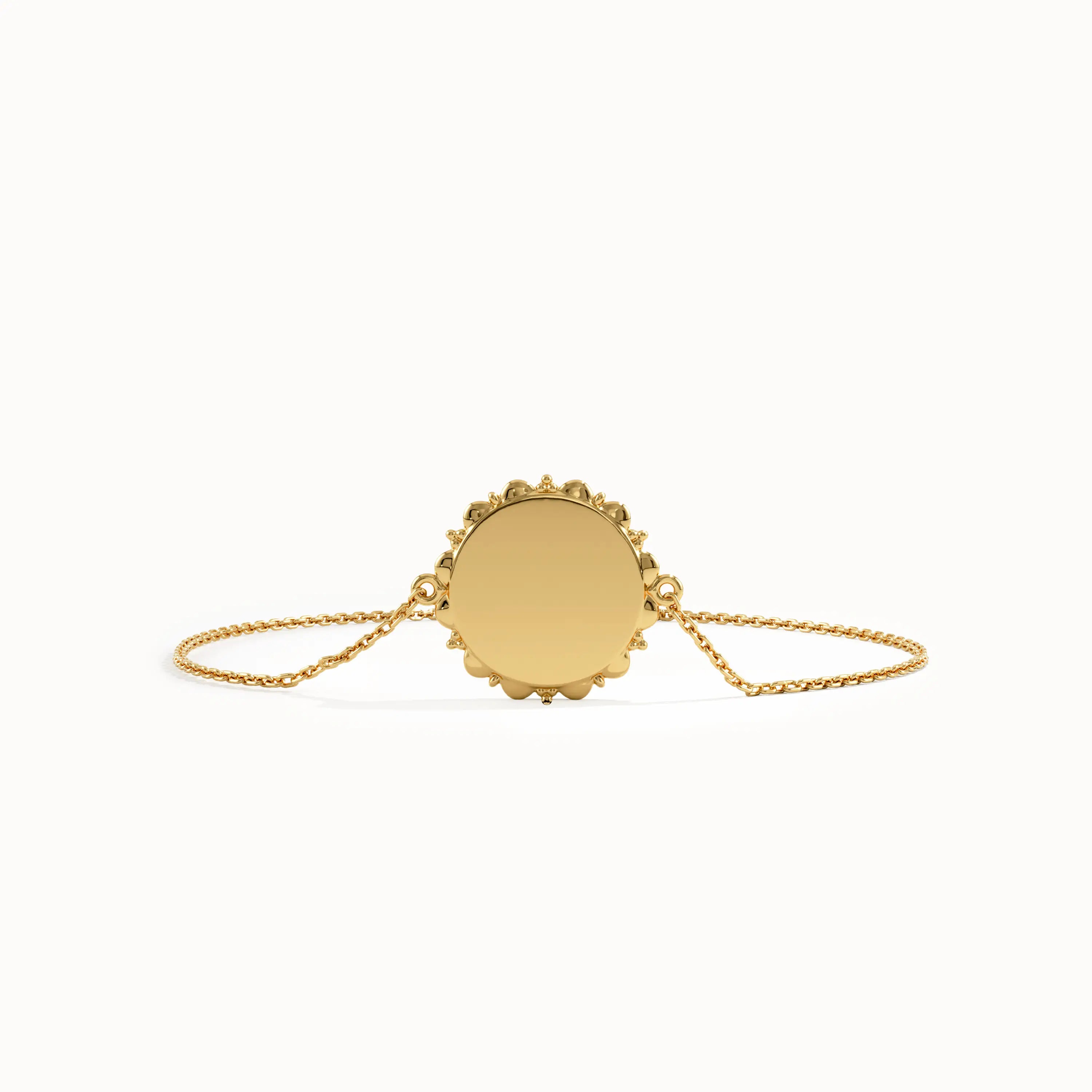 14k Gold Sun Bracelet - BRENNMORE 