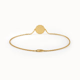 Engravable Birth Flower Bracelet