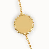 Engravable Birth Flower Bracelet
