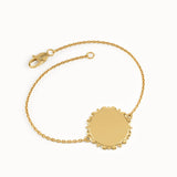 Engravable Birth Flower Bracelet