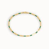Emerald Gold Bracelet