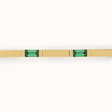 Emerald Gold Bracelet
