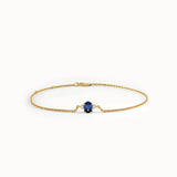 Oval Sapphire Bracelet