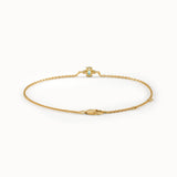 Oval Blue Topaz Bracelet