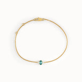 Oval Blue Topaz Bracelet