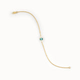 Oval Blue Topaz Bracelet