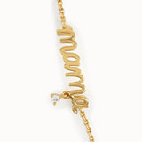Tiny Diamond Mama Bracelet