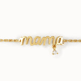 Tiny Diamond Mama Bracelet