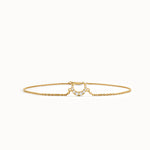 Lab Diamond Moon Bracelet - BRENNMORE 