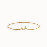 Lab Diamond Moon Bracelet My Store
