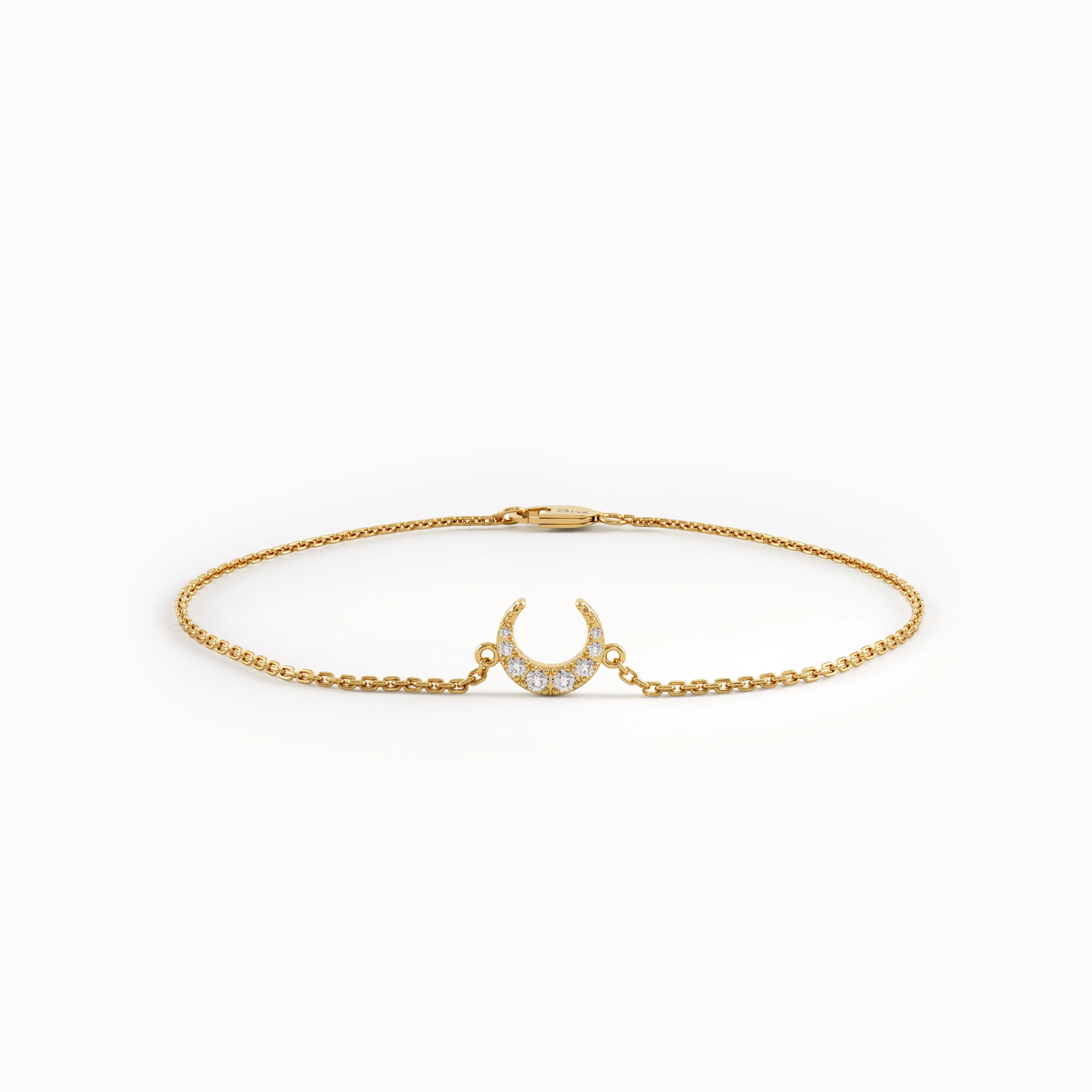 Lab Diamond Moon Bracelet My Store