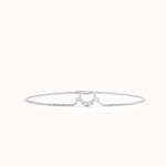 Lab Diamond Moon Bracelet - BRENNMORE 