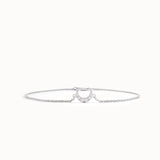 Lab Diamond Moon Bracelet - BRENNMORE 