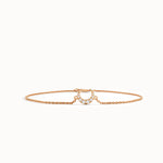 Lab Diamond Moon Bracelet - BRENNMORE 